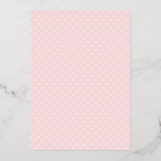 Boho Floral Boat Nautical Girl Baby shower Gold Folie Uitnodiging (Achterkant)