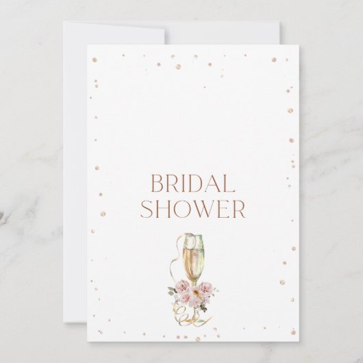 Boho Floral Boot en Brunch Vrijgezellenfeest Kaart (Achterkant)