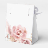 Boho Floral Border Bedankdoosjes (Achterkant)