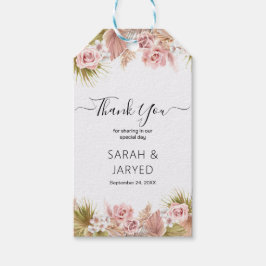 Boho Floral Border Cadeaulabel