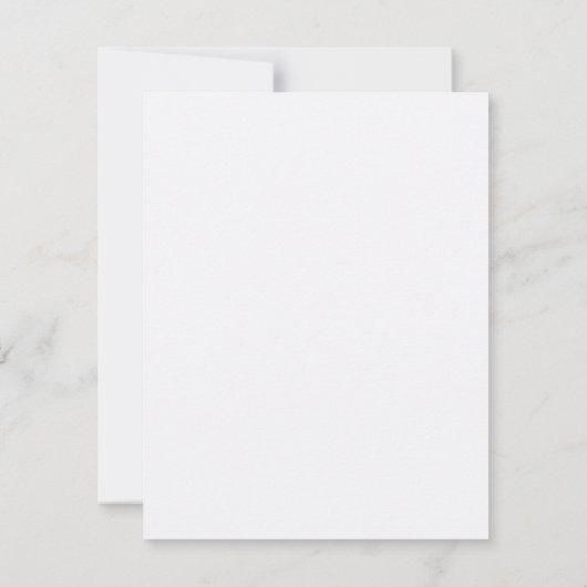 Boho Floral Border RSVP Kaartje (Achterkant)