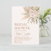 Boho Floral Bridal Shower Kaart (Staand voorkant)