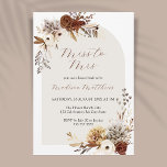 Boho Floral Bridal Shower Uitnodiging - Miss aan M<br><div class="desc">Deze Boho Floral Bridal Shower Invitation is voorzien van een prachtig waterverf bloemontwerp, ideaal voor een roestachtig of bohemens vrijgezellenfeest. De Miss-spreker voegt een beetje elegantie en plezier toe, waardoor het een geweldige keuze is voor de bruid-te-zijn. Kies uit een afdrukbare of afgedrukte versie die is aangepast met uw eigen...</div>