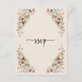 Boho Floral Briefkaart (Voorkant)