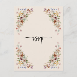  Boho Floral Briefkaart