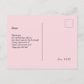 boho floral , Briefkaart voor bloemenverjaardag (Achterkant)