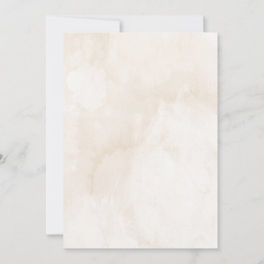 Boho Floral Brunch en Bubbly Vrijgezellenfeest Bedankkaart (Achterkant)