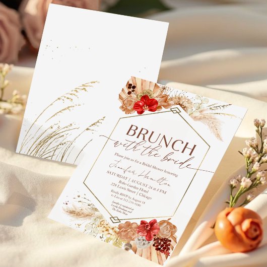 Boho Floral Brunch met de bruid | VRIJGEZELLENFEES Kaart