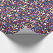 Boho floral cadeaupapier (Hoek)