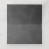 Boho Floral Chalkboard Place Card Plaatskaartje (Binnenkant ongevouwen)