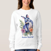 Boho Floral Christelijk Jesus Easter Religious Trui (Voorkant)