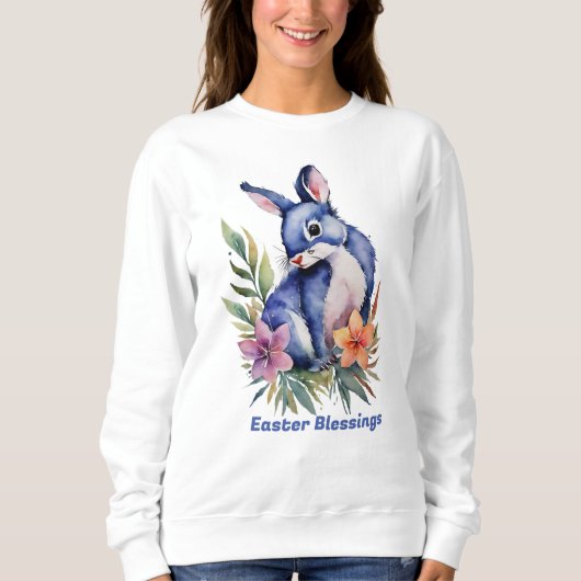 Boho Floral Christelijk Jesus Easter Religious Trui (Voorkant)