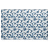 Boho Floral Classic Blue Stof (Yard (91,4 cm))