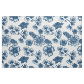 Boho Floral Classic Blue Stof (Fat Quarter)