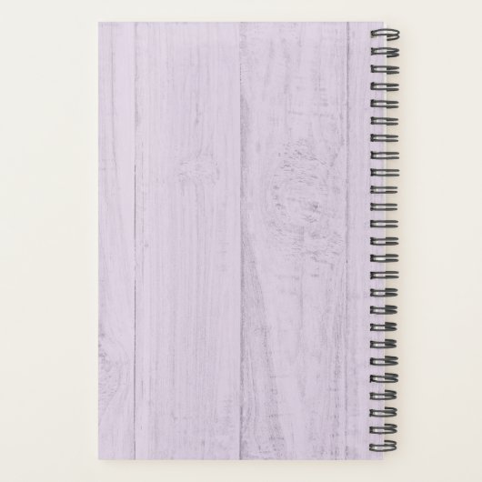 Boho Floral Clothes Hanger Closet Mode Boutique Planner (Achterkant)