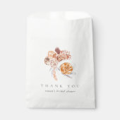 Boho Floral Coffee Vrijgezellenfeest Dank u wel Bedankzakje (Voorkant)