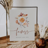 Boho Floral Coffee Vrijgezellenfeest Favorieten Te Poster