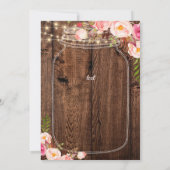 Boho Floral College Afstuderen Kaart (Achterkant)