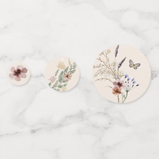 Boho Floral Confetti (Voorkanten)