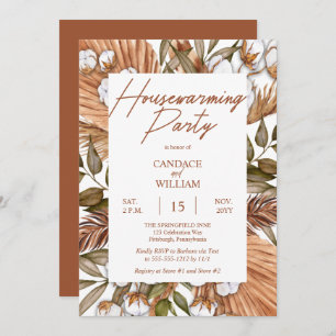 Boho Floral Cotton   Grassen Housewarming Party in Kaart