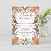 Boho Floral Cotton | Grijze voertuigen per Baby sh Kaart (Staand voorkant)