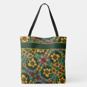  Boho Floral Daisy Custom Inspirivity tas (Achterkant)