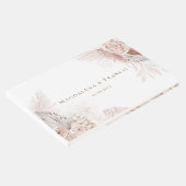 boho floral design bruiloft gastenboek (Hoek)