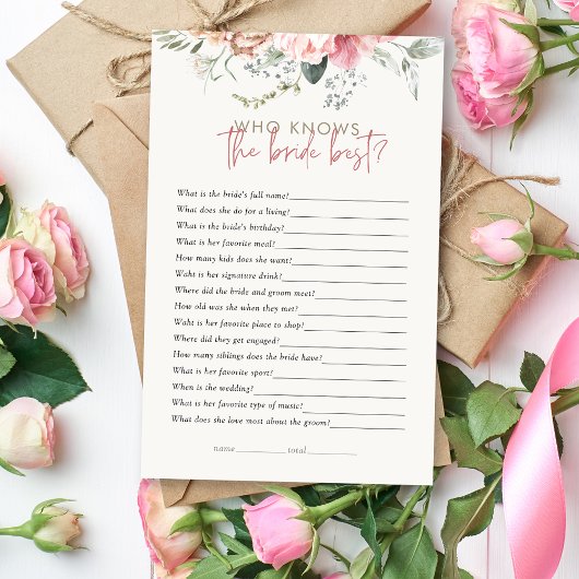 Boho Floral die de bruid Vrijgezellenfeest spel ke