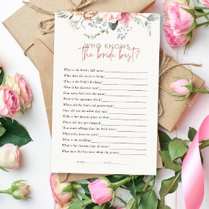 Boho Floral die de bruid Vrijgezellenfeest spel ke
