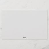 Boho Floral die ik vrijgezellenfeest spel Briefpapier (Achterkant)