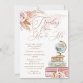 Boho Floral die Miss naar Mrs Vrijgezellenfeest br Kaart (Voorkant)