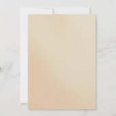 Boho Floral Digital Autumn Wedding Kaart (Achterkant)