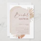 Boho Floral Double Arch Bridal Shower Kaart (Voorkant)