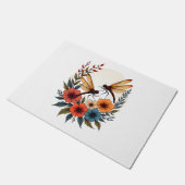 Boho Floral Dragonfly Deurmat (Schuin)