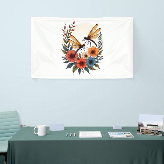 Boho Floral Dragonfly Spandoek (Beurs)