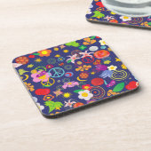 Boho floral drankjes onderzetter (Linkerzijde)