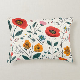 Boho Floral Dream Pillow Accent Kussen