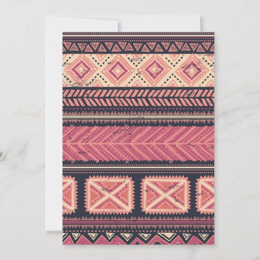 Boho Floral Dreamcatcher Bruids Douche Uitnodiging (Achterkant)