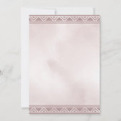 Boho Floral Dreamweaver Baby shower Uitnodiging (Achterkant)