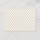 Boho Floral Dreamweaver Pink Gold Diaper Raffle Informatiekaartje (Achterkant)