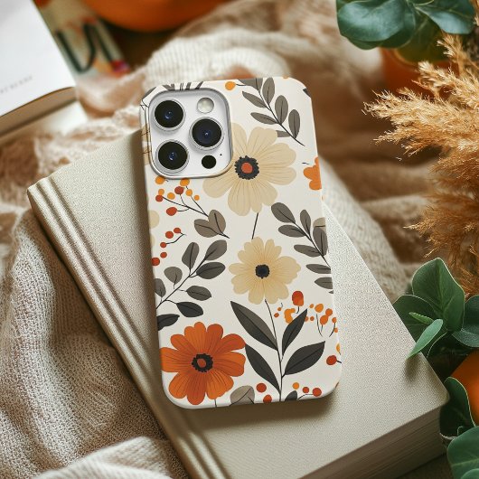 Boho Floral Earth Tones Case-Mate iPhone Case