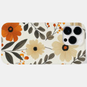 Boho Floral Earth Tones Case-Mate iPhone Case (Achterkant (horizontaal))