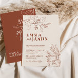 Boho Floral Earthy Beige Wedding Invitation Kaart<br><div class="desc">De uitnodigingen van de bruiloft worden gekenmerkt door boho stijl,  floreel kunstwerk,  neutrale aardse,  en beige kleuren,  met een mengeling van verschillende doopvontstijlen,  vaak in verschillende grootte,  aan creëer een unieke,  eclectische blik die deze uitnodigingen tot natuurlijk esthetisch maakt.</div>