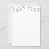 Boho Floral Easter Brunch Invitation Kaart (Achterkant)