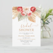 Boho Floral Elegant Herfst Zomer Vrijgezellenfeest Kaart (Staand voorkant)