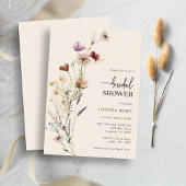 Boho Floral Elegant Vrijgezellenfeest Kaart