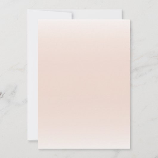 Boho Floral Elephant Baby shower Invitation Kaart (Achterkant)