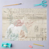 Boho Floral Ephemera Design Series #6 Tissuepapier (Craft)