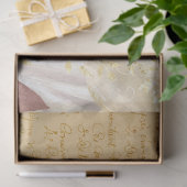 Boho Floral Ephemera Design Series #9 Tissuepapier (Geschenk)