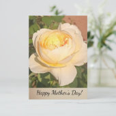 Boho Floral Ephemera photo Bedankkaart (Staand voorkant)